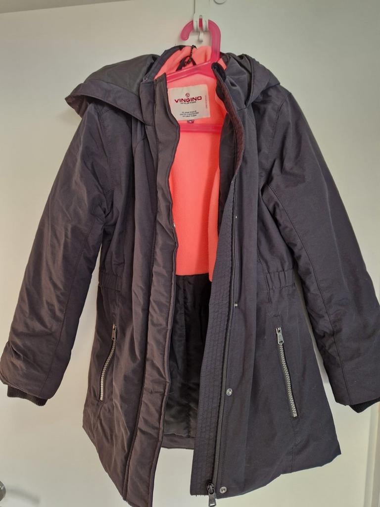 Vingino winterjas zwart maat 140 *Nieuw*, Meisje, Nieuw, Ophalen of Verzenden, Vingino