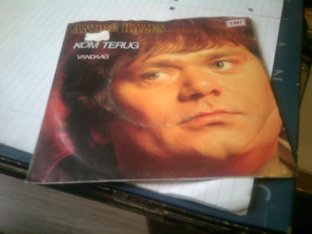 ANDRE HAZES KOM TERUG - VANDAAG, Ophalen of Verzenden, Zo goed als nieuw, Overige formaten, Levenslied of Smartlap