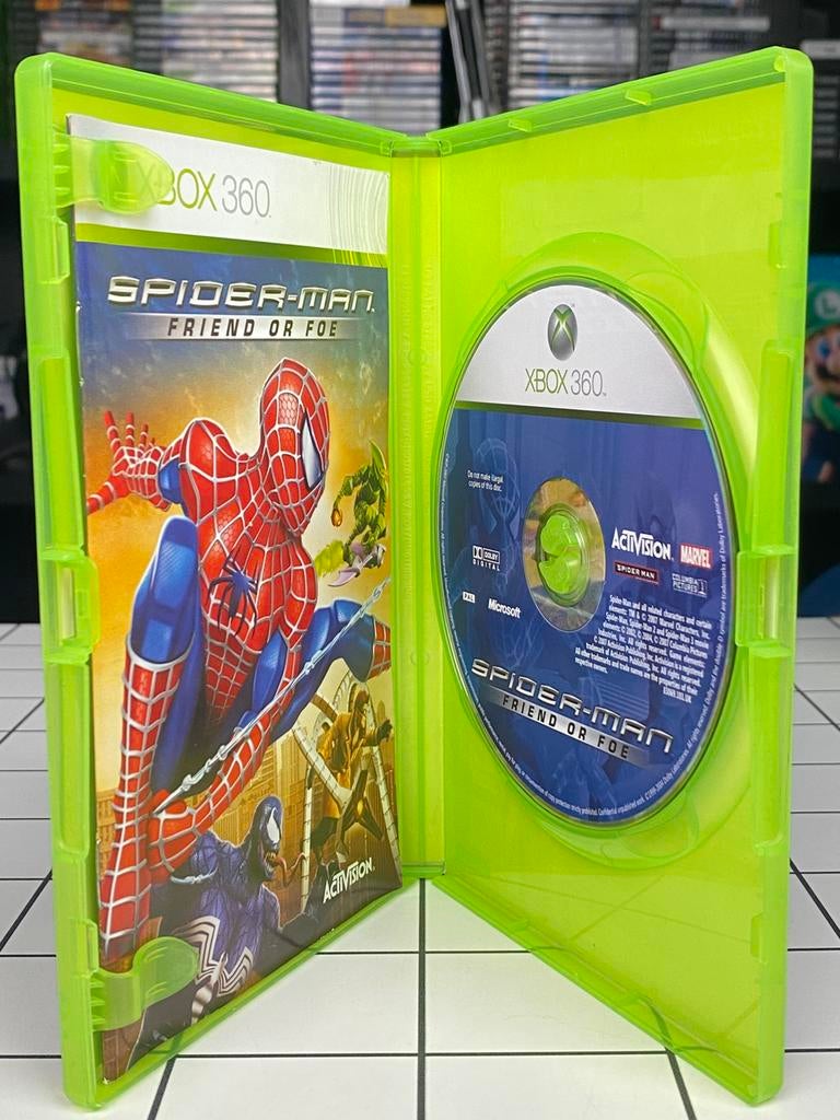 Spider-Man Friend or Foe - Zeldzame Xbox 360 Game – Compleet, Spelcomputers en Games, Avontuur en Actie, Activision, Marvel, 1 speler