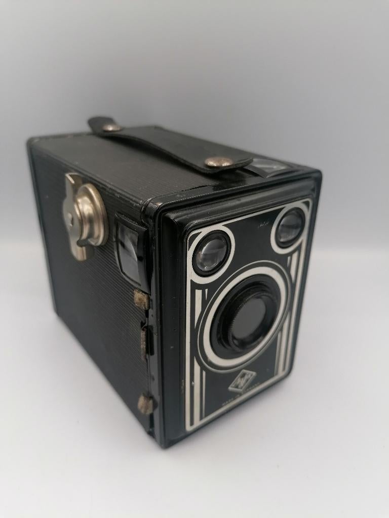 Vintage box medium format film camera Agfa, Audio, Tv en Foto, Fotocamera's Analoog, Ophalen of Verzenden, Gebruikt, Compact, Overige Merken