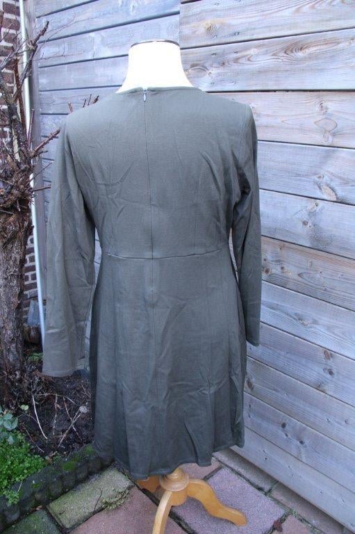 Jurk kaki No man's Land mt XL Vaste prijs, Maat 46/48 (XL) of groter, Ophalen of Verzenden, Zo goed als nieuw, Knielengte