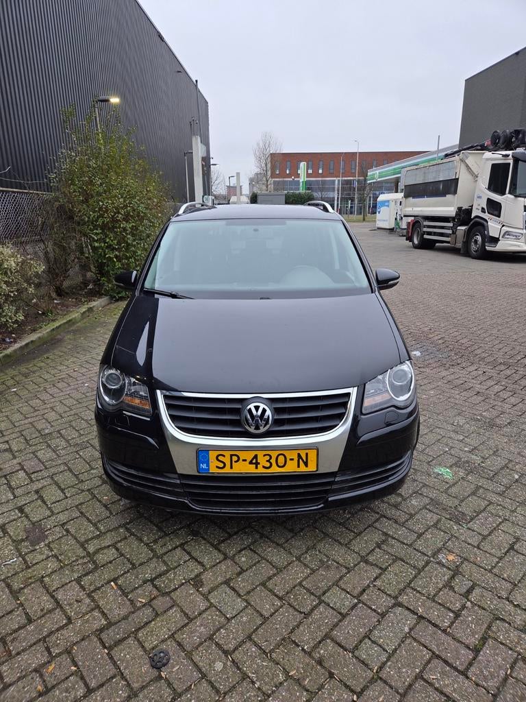Volkswagen Touran 1.4 TSI 103KW 7P 2009 Zwart, Auto's, Volkswagen, Voorwielaandrijving, 4 cilinders, 7 stoelen, 14 km/l