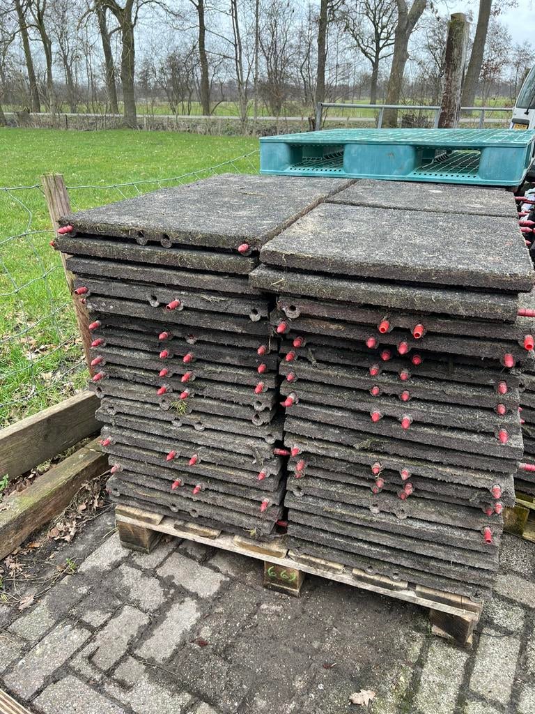 Rubberen tegels 50x50
