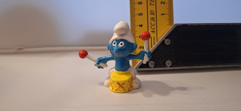 Smurf poppetje met trommel peyo (29.5), Duitsland, Verschillende Smurfen, ., Schleich