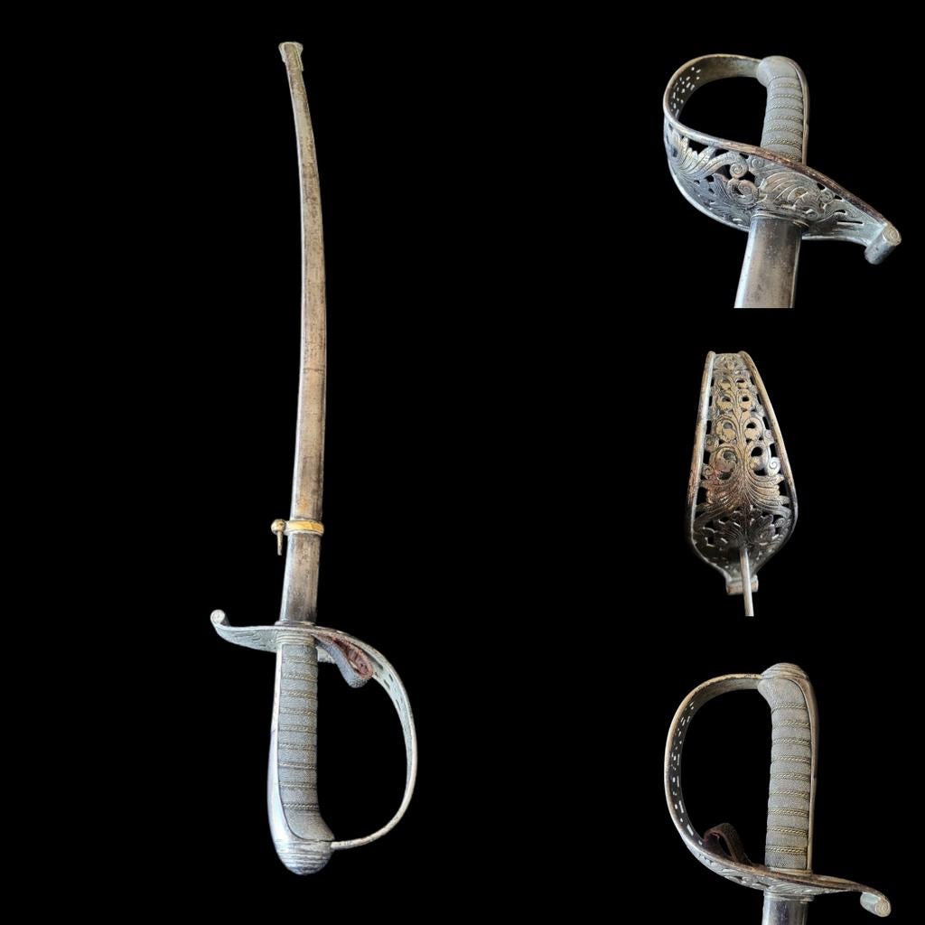 19e eeuw,Oostenrijk Hongaars cavalerie zwaard+schede, Ophalen of Verzenden, Zwaard of Sabel