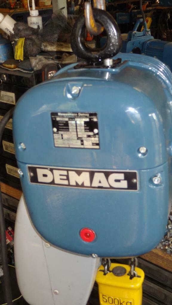Demag kettingtakel 500kg hijsvermogen, Ophalen, Zo goed als nieuw