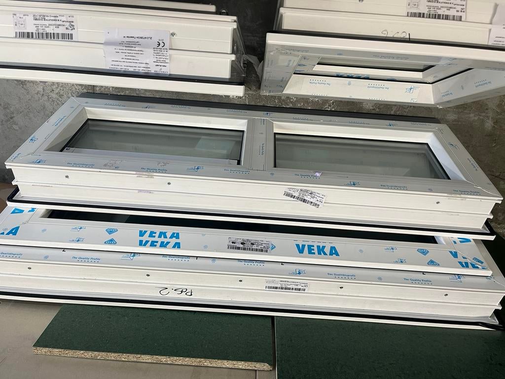 Veka vast raam, Ophalen of Verzenden, Nieuw, Kunststof, Raamkozijn