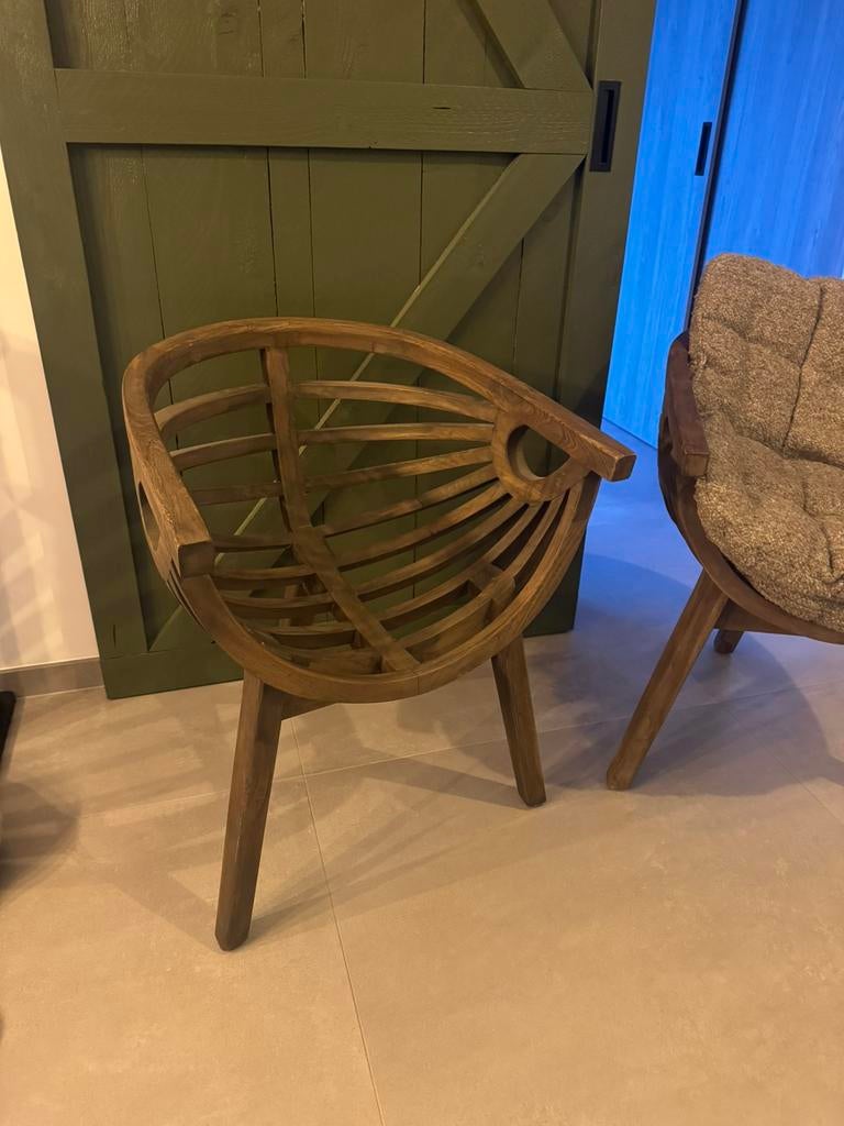 2x Hoffz zambia stoel stoelen, Ophalen, Zo goed als nieuw, 50 tot 75 cm