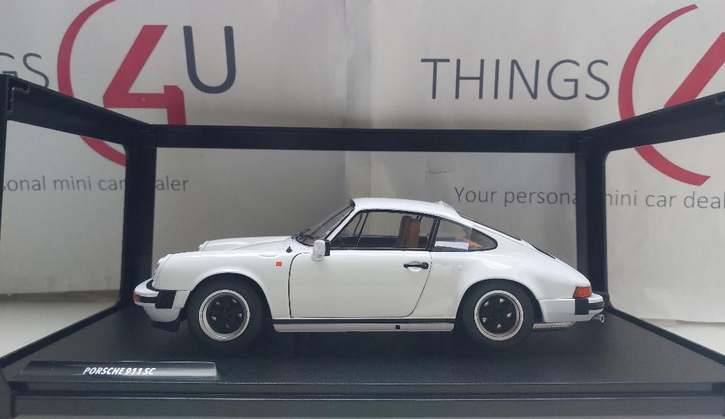 Solido 1:18 Porsche 911 SC Carrera 3.0 Coupe 1974 wit, Ophalen of Verzenden, Nieuw, Auto, Solido