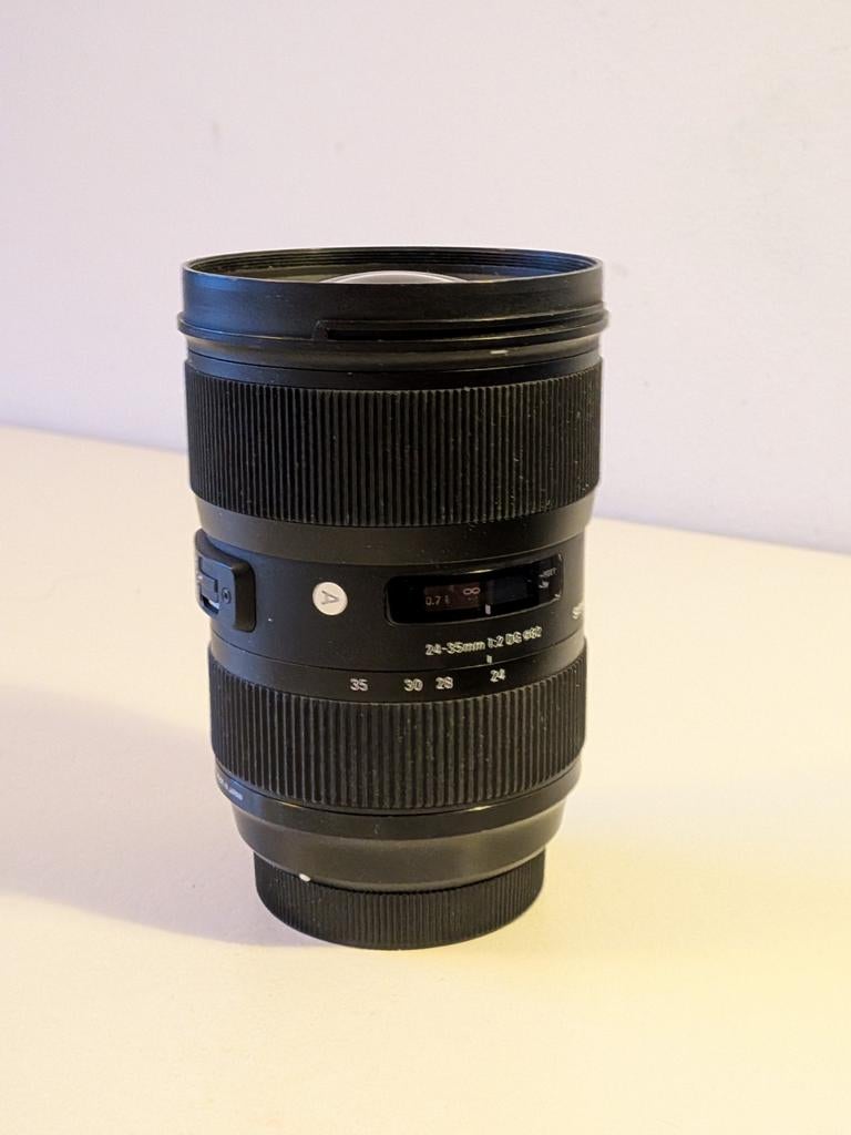 Sigma Art 24-35mm f/2 voor Canon - Toplens!, Ophalen of Verzenden, Zo goed als nieuw, Standaardlens, Zoom