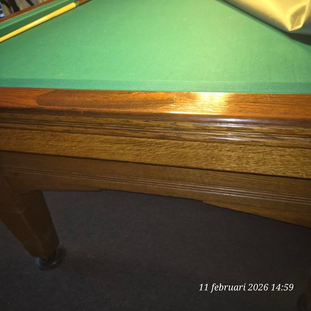 Mooi Klassiek biljart, Ophalen of Verzenden, Gebruikt, Biljarttafel