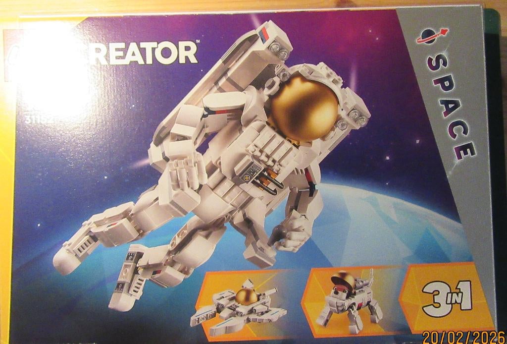 Lego 31152 - Astronaut, Ophalen of Verzenden, Zo goed als nieuw, Complete set, Lego