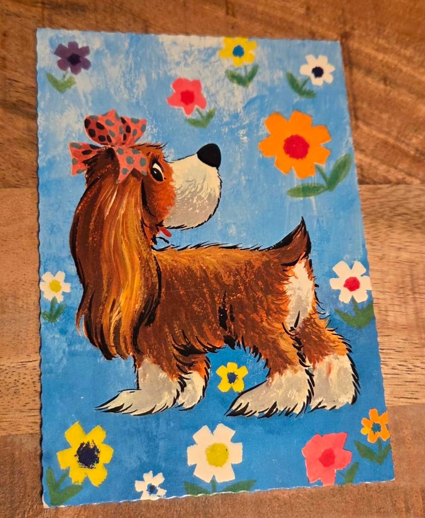 Hondje met strik, Verzenden, 1960 tot 1980, Gelopen, Kinderen