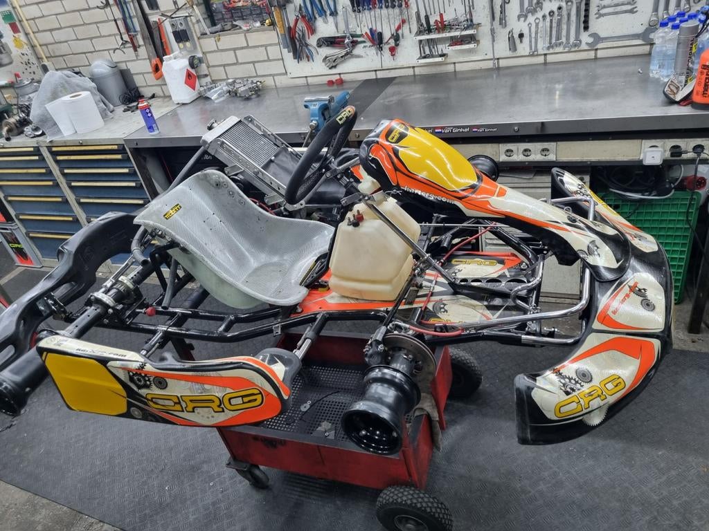 CRG schakelkart rolling chassis, Sport en Fitness, Karting, Ophalen of Verzenden, Zo goed als nieuw, Kart