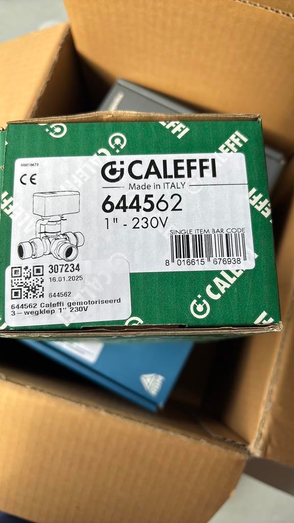 Caleffi 3 wegklep, Doe-het-zelf en Verbouw, Verwarming en Radiatoren, Ophalen, Zo goed als nieuw, Minder dan 60 cm, Minder dan 30 cm
