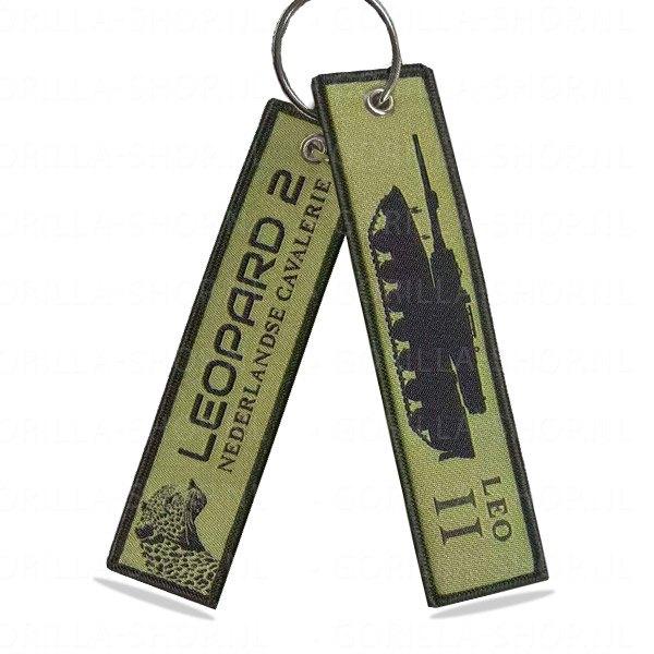 Leopard 2 Tag, Ophalen of Verzenden, Landmacht, Nederland, Embleem of Badge