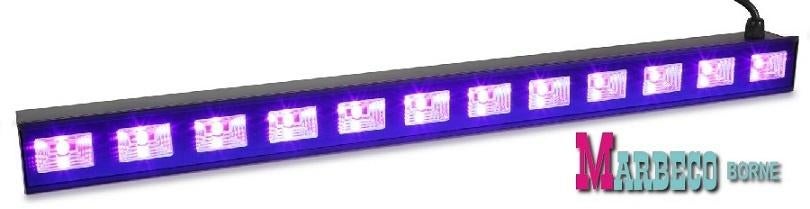 LED UV bar, Licht effect, LED bar 12x3W UV, BUV123