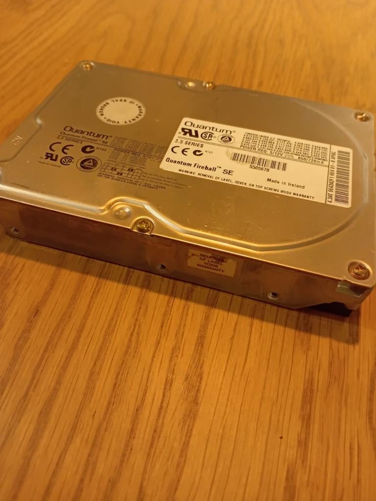 Quantum Fireball SE HDD - Gebruikt, Intern, Gebruikt, HDD, Ophalen of Verzenden