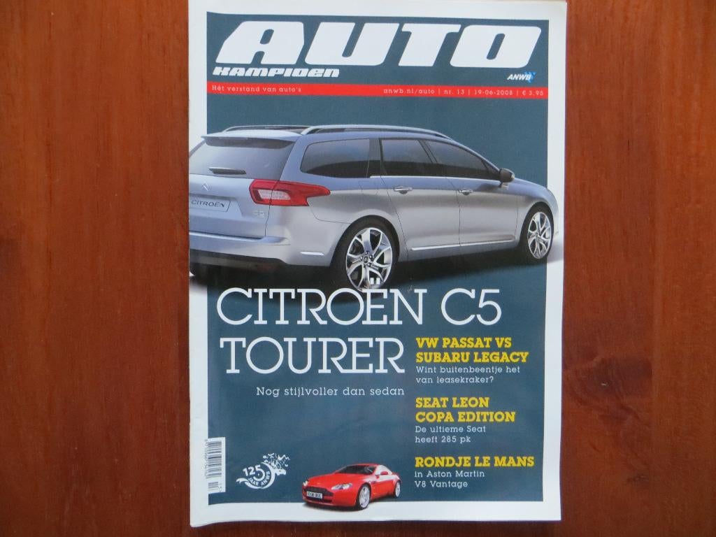 Autokampioen 13 2008 C5 Tourer, Leon Copa, 2CV, Agila, 127, Ophalen of Verzenden, Nieuw, Citroën