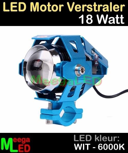 UITVERKOOP - LED Motor Verstraler 18 Watt CREE LED - 2 stuks, Ophalen of Verzenden