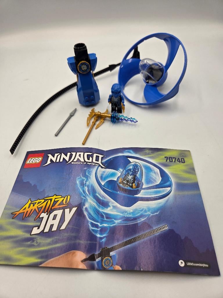 Lego Ninjago 70740 Airjitzu Jay Flyer, Ophalen of Verzenden, Zo goed als nieuw, Complete set, Lego