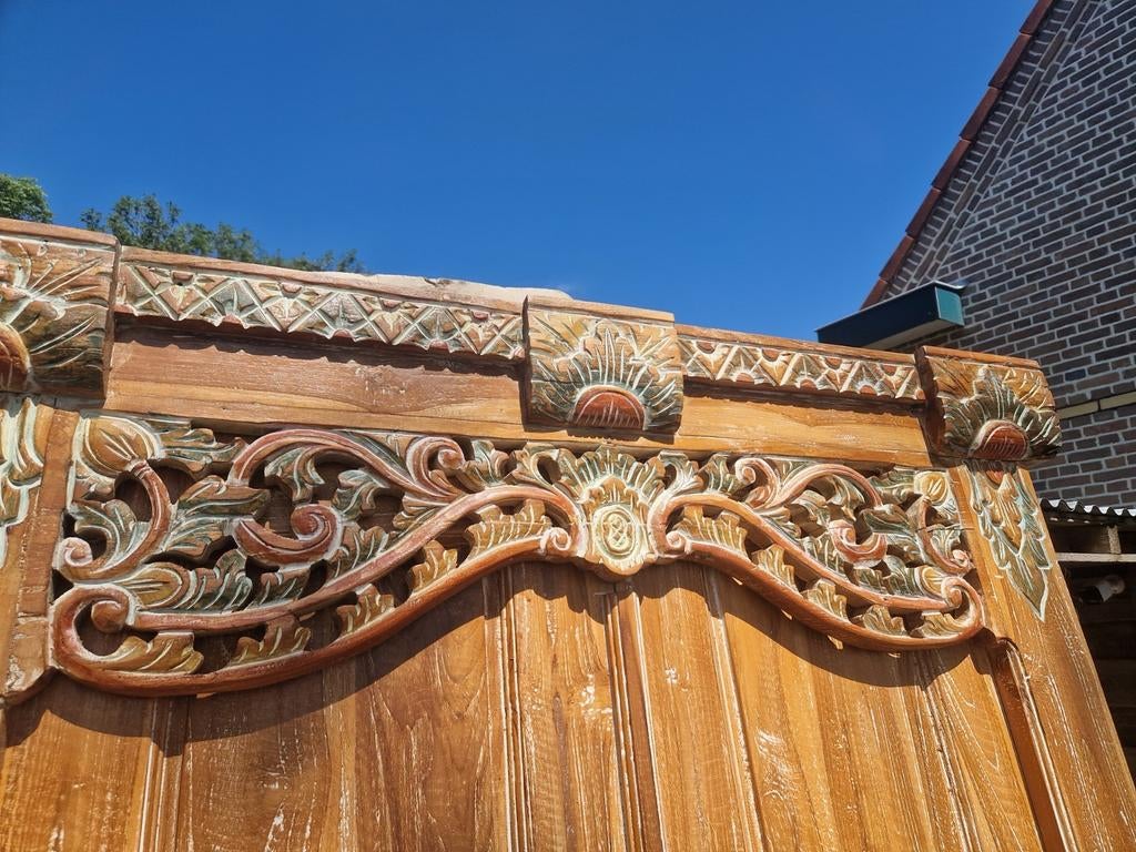 Prachtige houten deuren rechtstreeks vanuit Bali, Ophalen, Nieuw