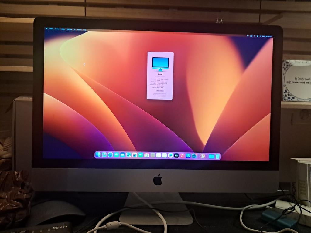iMac 27" Retina 5K (2017) – i5 3,4 GHz – 8 GB RAM – Radeon P, Computers en Software, Apple Desktops, Ophalen, IMac, 3 tot 4 Ghz