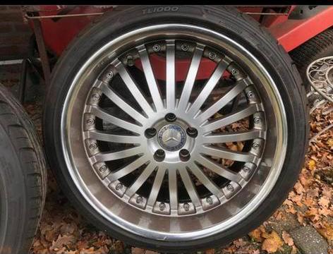 20 inch velgen 5x112, Ophalen, Gebruikt, 255 mm, Banden en Velgen