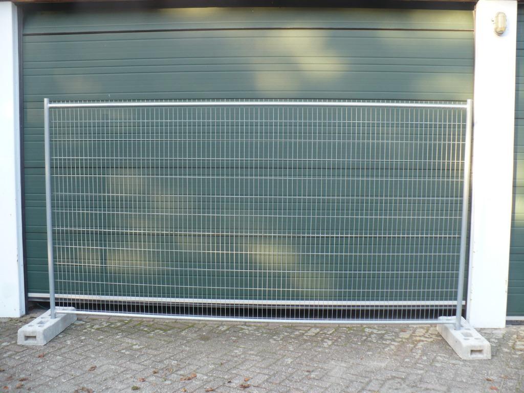 bouwhekken afzethekken werfhekken., Doe-het-zelf en Verbouw, Metalen, Ophalen of Verzenden, Nieuw, IJzer