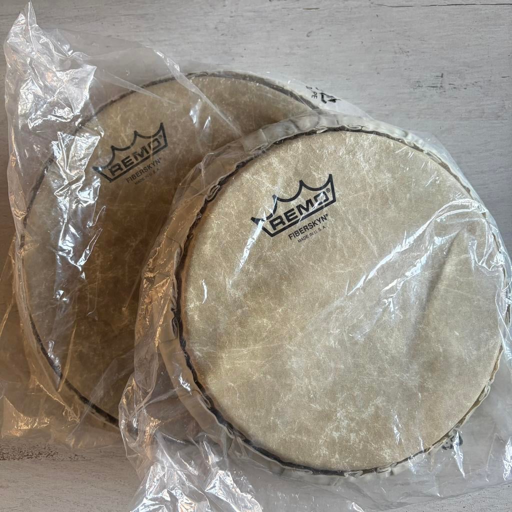 Remo vellen set Bongo Fiberskyn 7,15” plus 8,5” - nieuw, Muziek en Instrumenten, Ophalen, Nieuw, Trommel