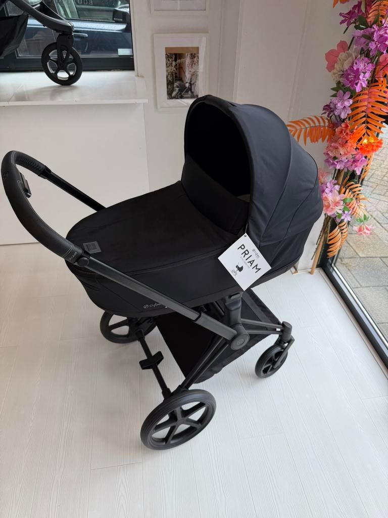 Showmodel Cybex Priam Kinderwagen Matt Black - Sepia Black, Ophalen, Zo goed als nieuw, Overige merken