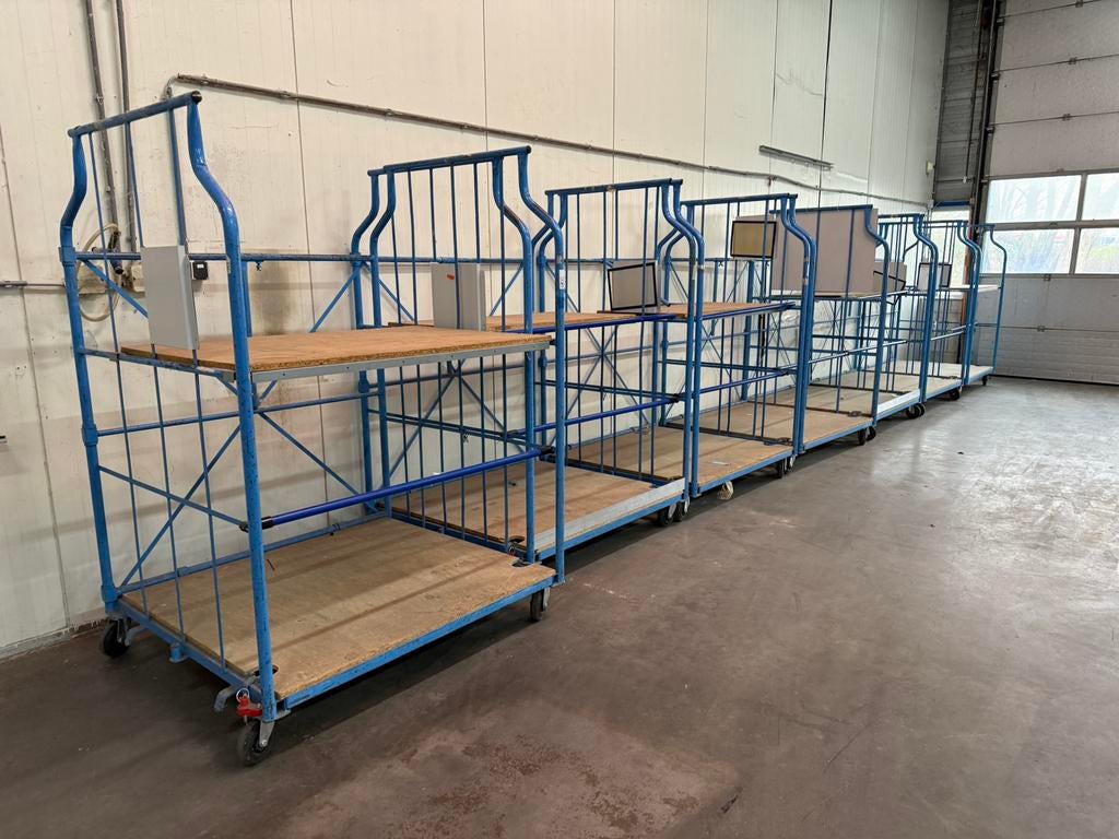 Transportkarren 7 stuks in goede staat., Ophalen of Verzenden