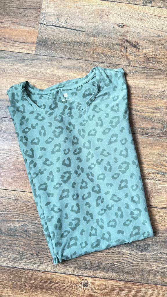 Hema donker groene panter print pyjama in maat S, Ophalen of Verzenden, Gedragen, Maat 36 (S)