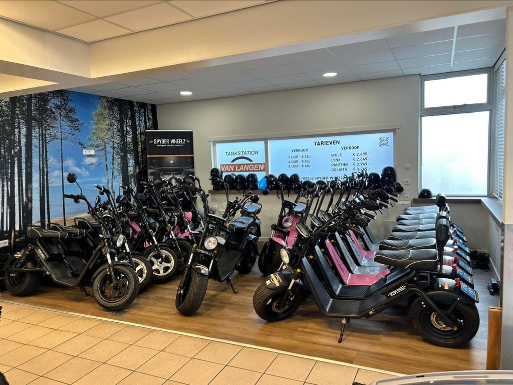 Diverse Spyder Wheelz E-choppers beschikbaar vanaf € 1000,-, Fietsen en Brommers, Snorfietsen en Snorscooters, Zo goed als nieuw
