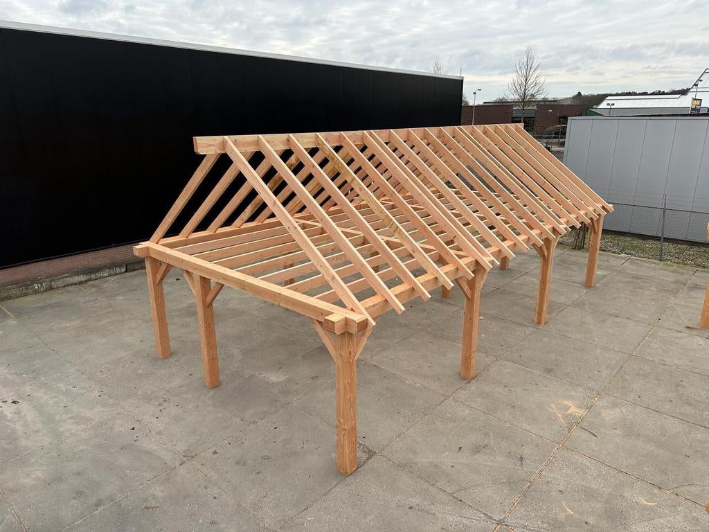 Douglas schuur constructie Zadeldak, Ophalen of Verzenden, Nieuw, Veranda
