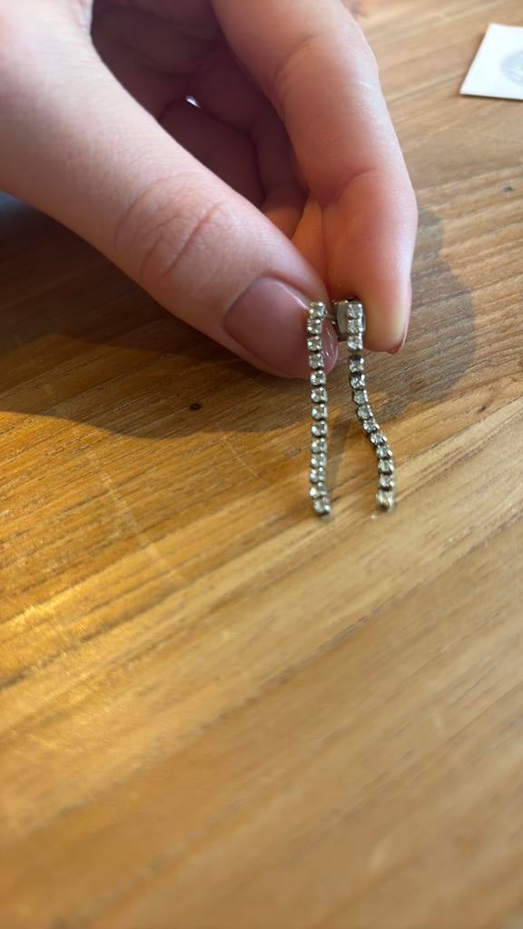 Echte zilveren oorbellen, Ophalen of Verzenden, Zo goed als nieuw, Zilver, Overige merken