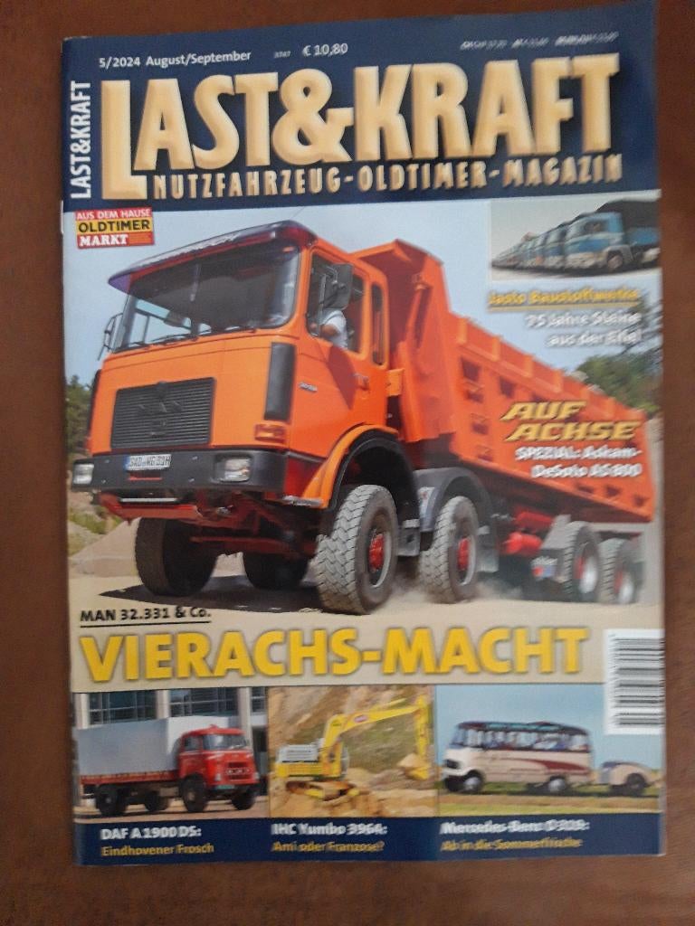 Last & Kraft 5-2024 - kikker DAF – Mercedes O319, DAF trucks, Zo goed als nieuw, Mercedes, Ophalen of Verzenden