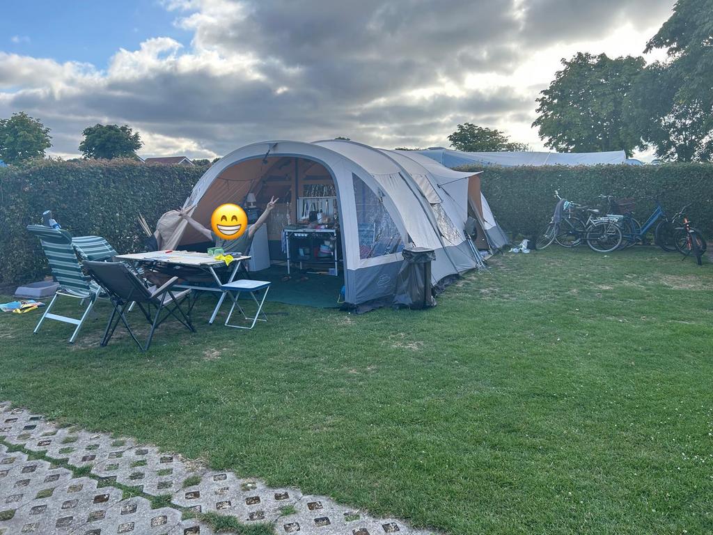Bardani Prestige 460 Vario RSC evt met Anssems aanhangwagen, Caravans en Kamperen, Tenten, Ophalen of Verzenden, Gebruikt, Tot en met 6