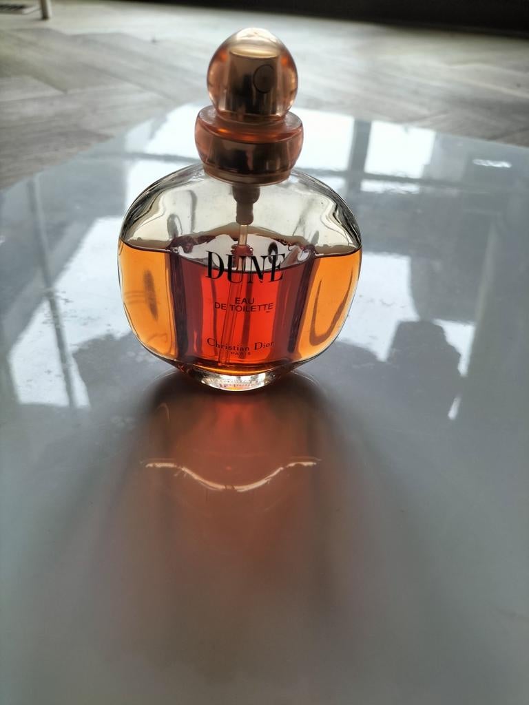 Dior Dune Eau de Toilette 50ml, Ophalen of Verzenden, Gebruikt, Parfumfles