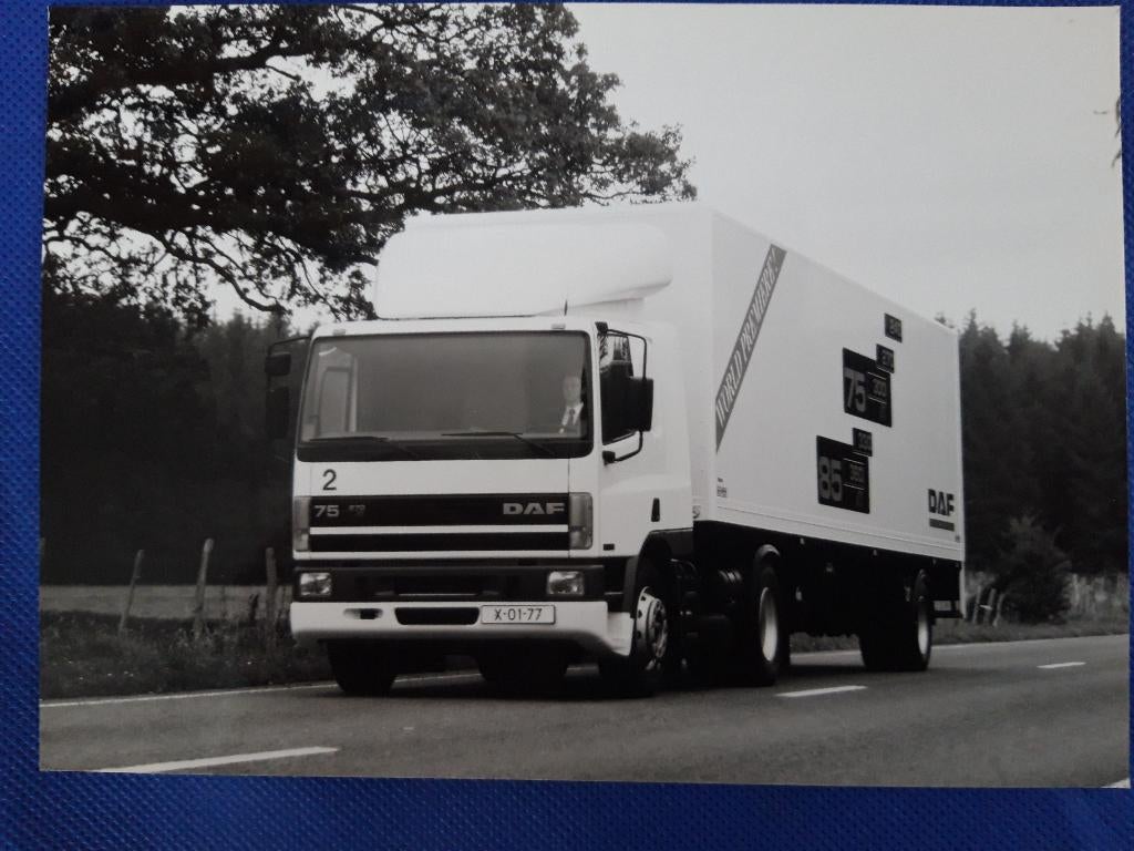 persfoto DAF 75 met Citytrailer DAF Demo, Ophalen of Verzenden, Zo goed als nieuw, Auto's