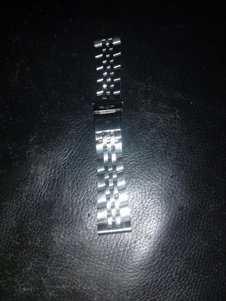 breitling band 24 mm originele, Sieraden, Tassen en Uiterlijk, Horloges | Heren, Ophalen of Verzenden