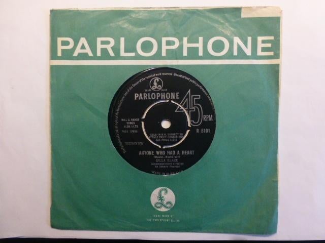 Cilla Black. Anyone who had a heart. / Just for you., Cd's en Dvd's, Vinyl Singles, Gebruikt, 7 inch, Single, Ophalen of Verzenden