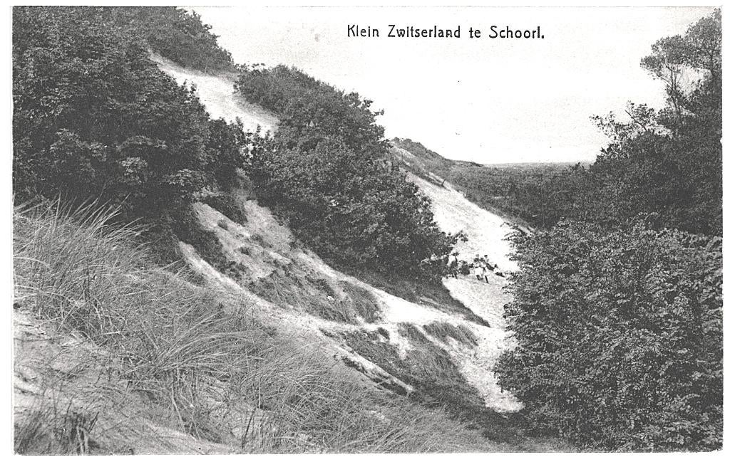 966252 Schoorl Klein Zwitserland 1914 Gelopen met postzegel