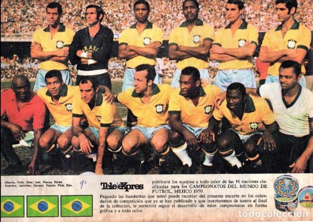 WK Teams Mexico 70 Poster - Sports World Magazine, Ophalen of Verzenden, Gebruikt, Overige sporten, Poster, Plaatje of Sticker