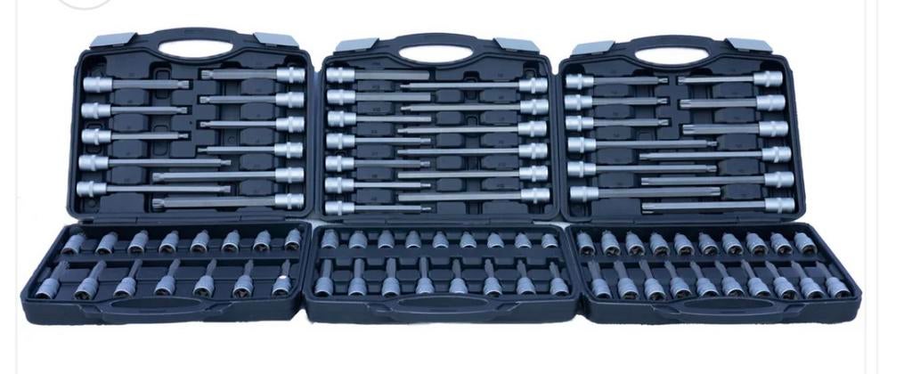 Complete 88Delig Torx inbus en veeltand doppen set in koffer, Ophalen of Verzenden, Zo goed als nieuw
