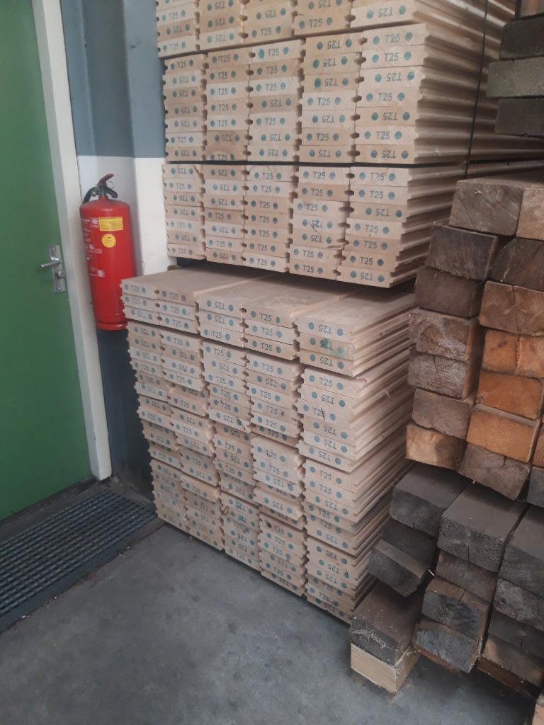 Vuren damwand balken 47x195mm in diverse lengtes, Ophalen, Nieuw, 250 cm of meer, Balken