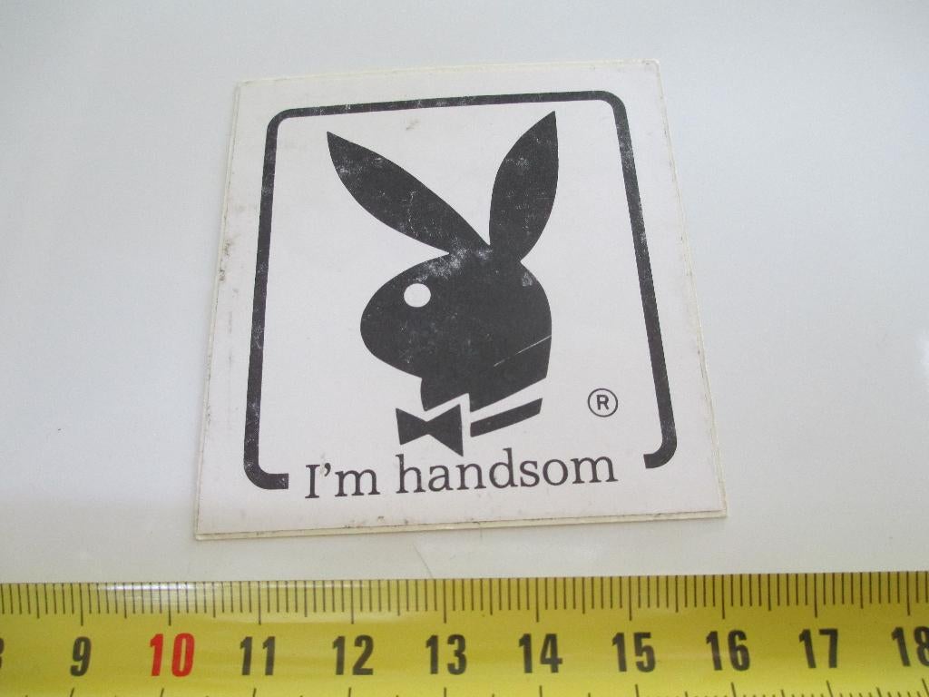 sticker PLAYBOY I'm handsom, Ophalen, Zo goed als nieuw