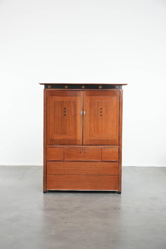Luxe Art Deco design kast/ audio/ tv meubel van Schuitema, Huis en Inrichting, Kasten | Televisiemeubels, Gebruikt, 100 tot 150 cm