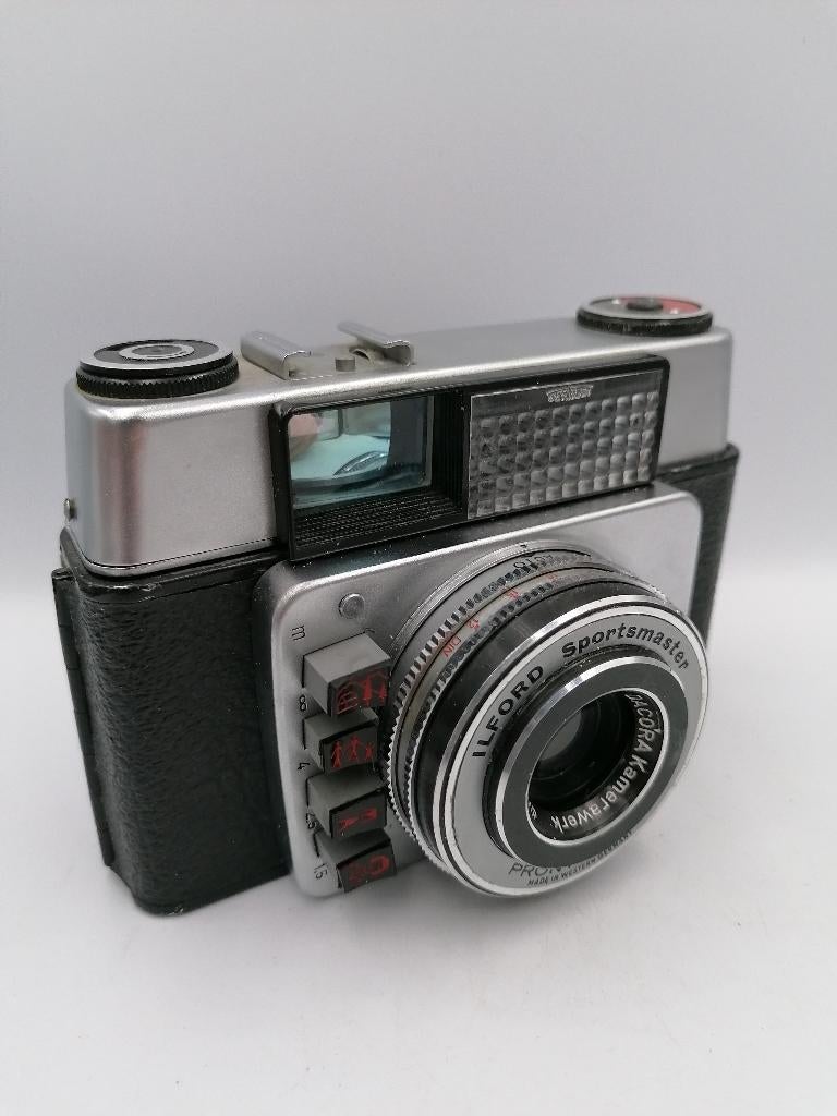 Ilford Sportsmaster vintage 35mm rangefinder camera 1960s, Audio, Tv en Foto, Fotocamera's Analoog, Gebruikt, Compact, Overige Merken