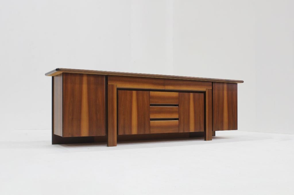 Vintage Italiaans dressoir jaren 60, Ophalen, Gebruikt, Met deur(en), Vintage
